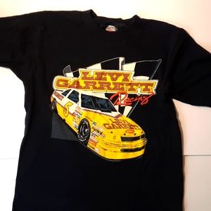 Mens Vintage Levi Garrett Racing Tee L 